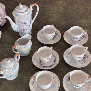 15-Piece Moriage Dragonware Maruku China TEA SET